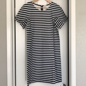 J. Crew stripped Shift Dress